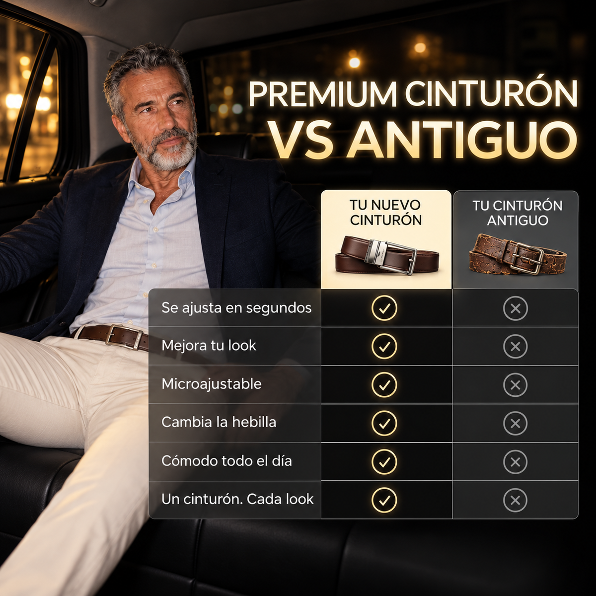Cinturón autoajustable
